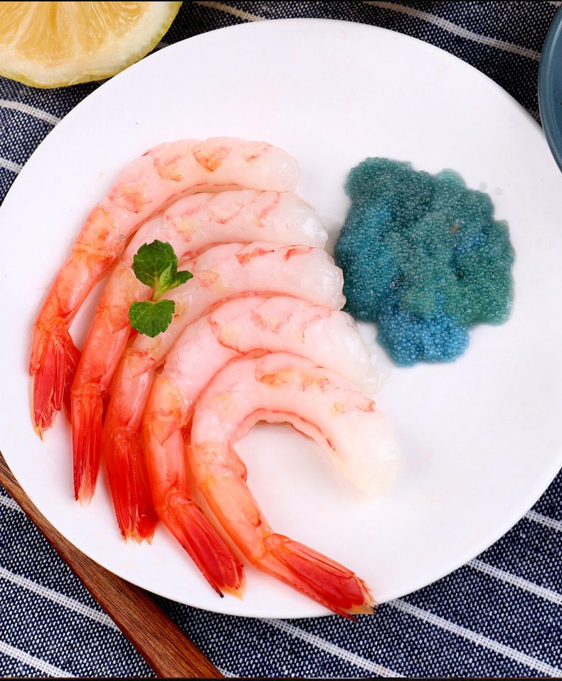甜虾刺身生吃寿司甜虾丹麦格林兰大规格绿籽虾即食日料商用北极虾