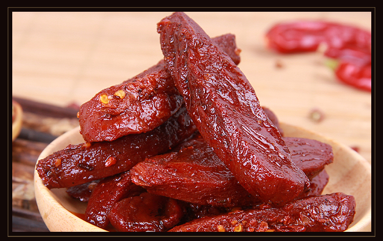 9折肉干风干零食手撕肉干250克500克独立包装小吃零食休闲送礼麻辣味