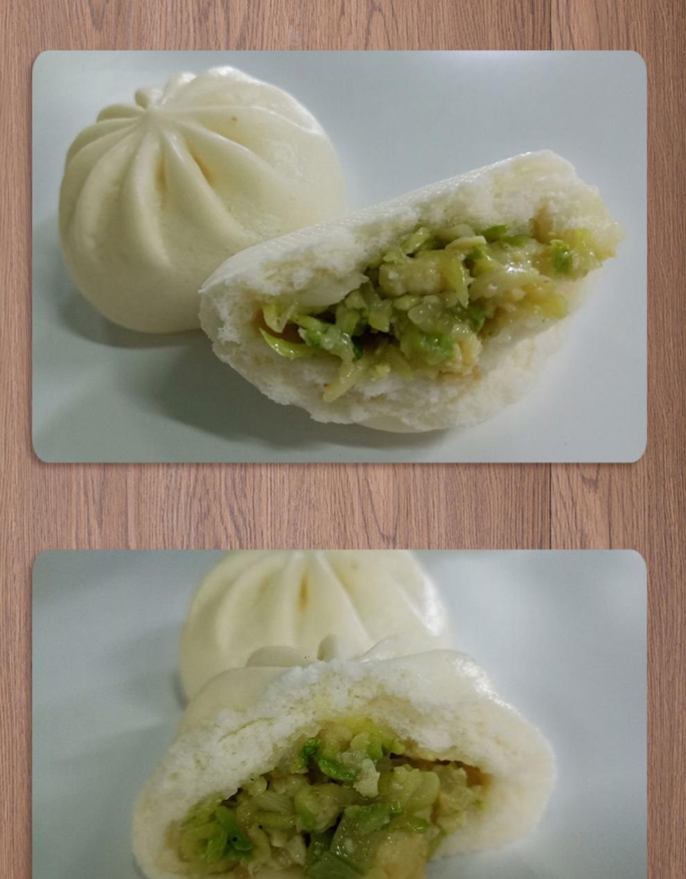春光岛清真素包子早餐速冻包子西葫芦鸡蛋馅8个装家庭风味山东速食面