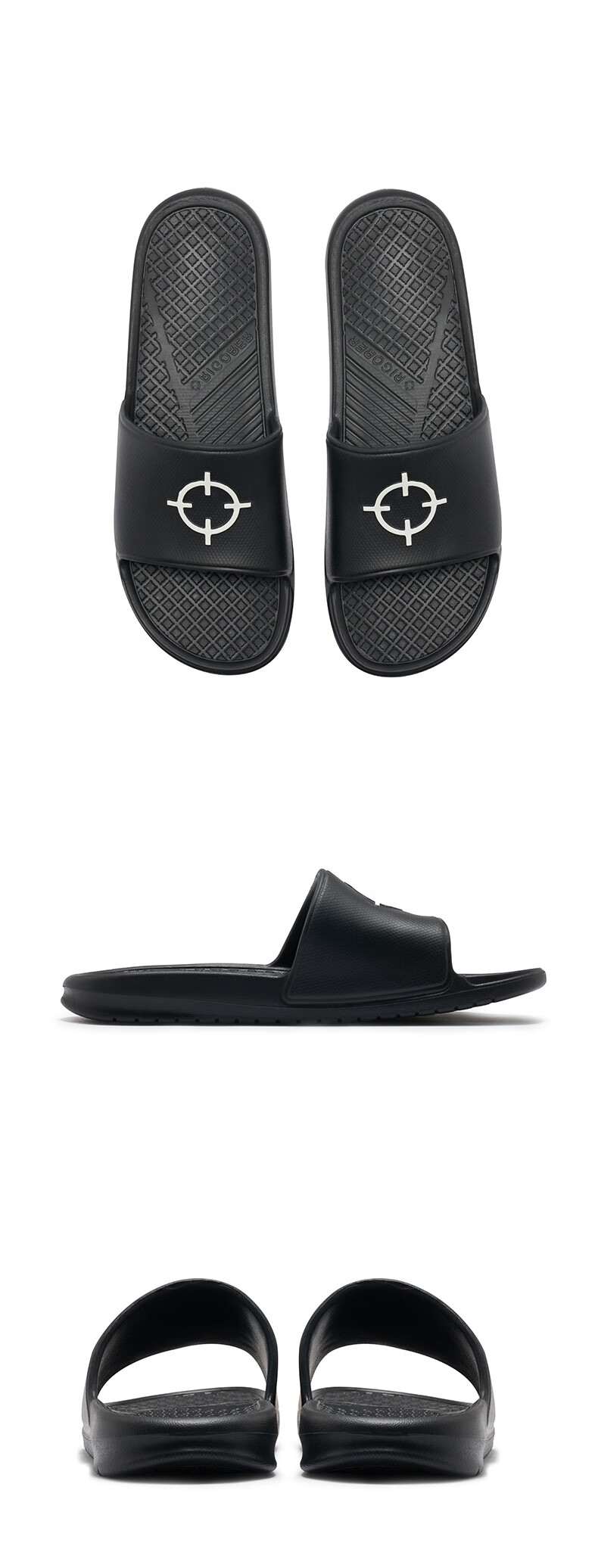 准者运动拖鞋2022新款男鞋子夏季外穿运动拖鞋篮球软底防滑家居凉拖