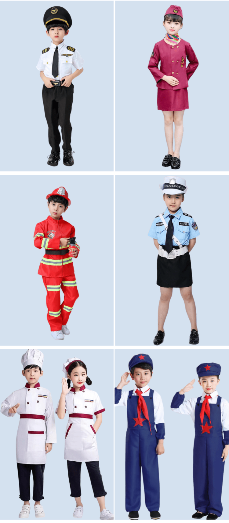 拉贝琳labeilin万圣节儿童表演服男女童演出服职业服装角色扮演男孩