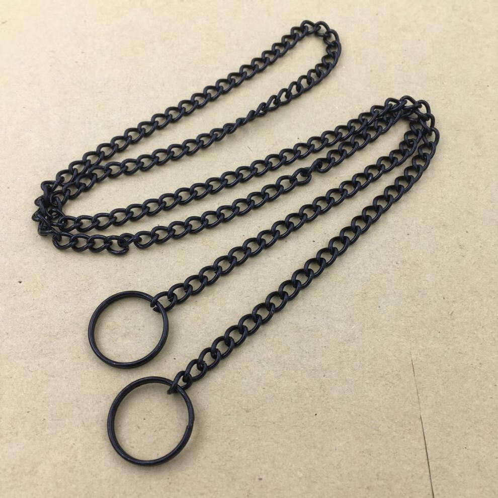 雷帕汀黑色纽链12线铁链子科室门牌广告挂牌吊链海报挂链吊牌吊旗链条