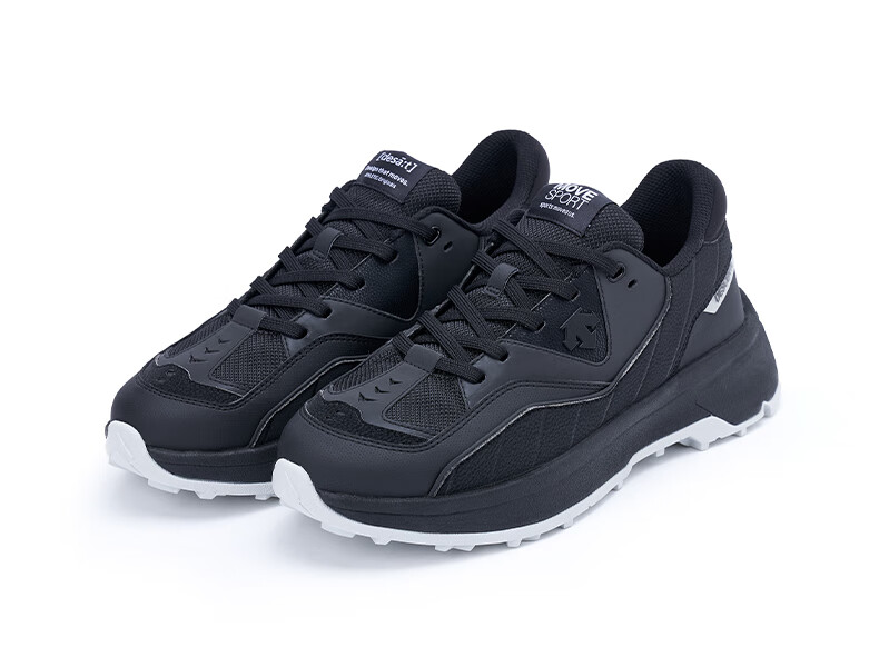 descente迪桑特modernstyle男子文化跑鞋d2131lcr12黑色bk40