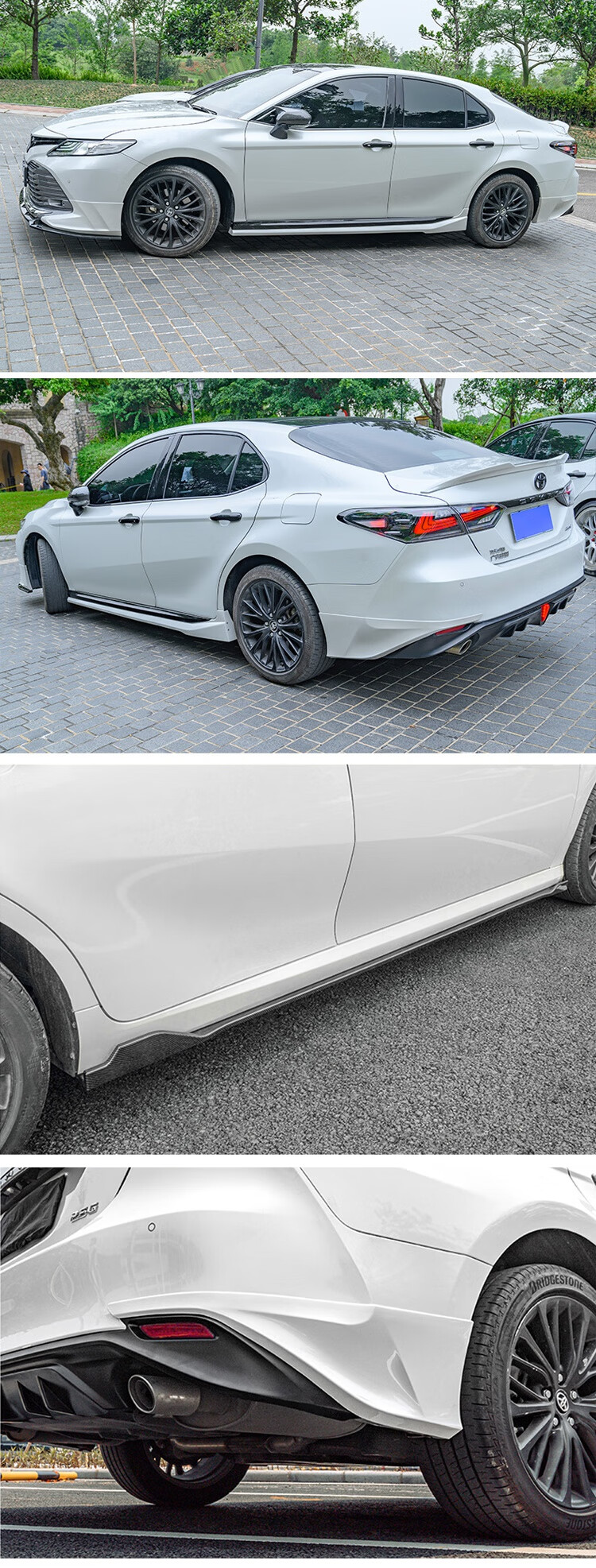 2021款凯美瑞尾翼专用于18-21款丰田八代凯美瑞尾翼原 小后唇大包围