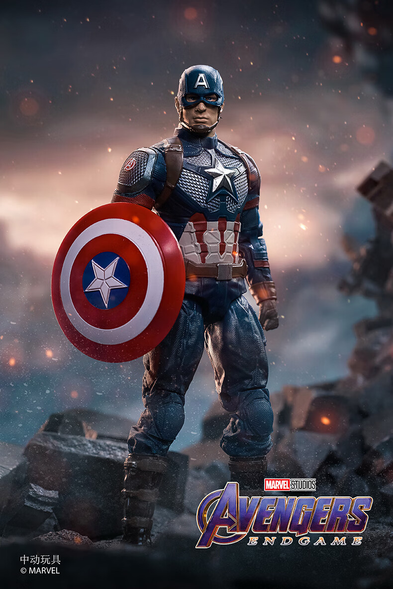 中动蜘蛛侠玩具漫威复仇者联盟钢铁侠公仔摆件美国队长绿巨人7寸