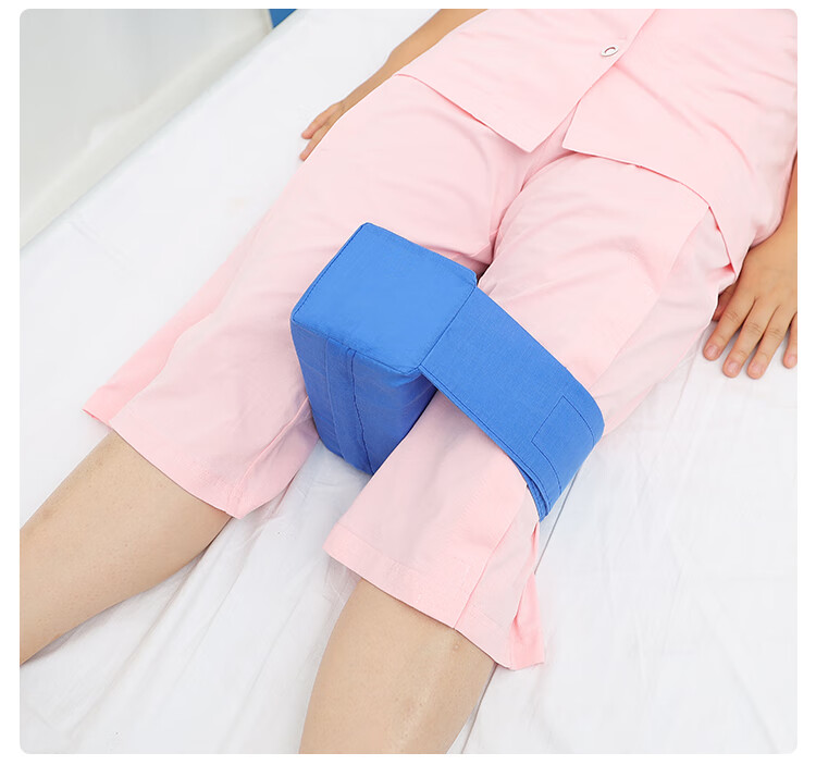 侧卧膝部夹垫卧床老人病人压疮垫侧躺膝盖防磨枕腿部褥疮护理用品绑带