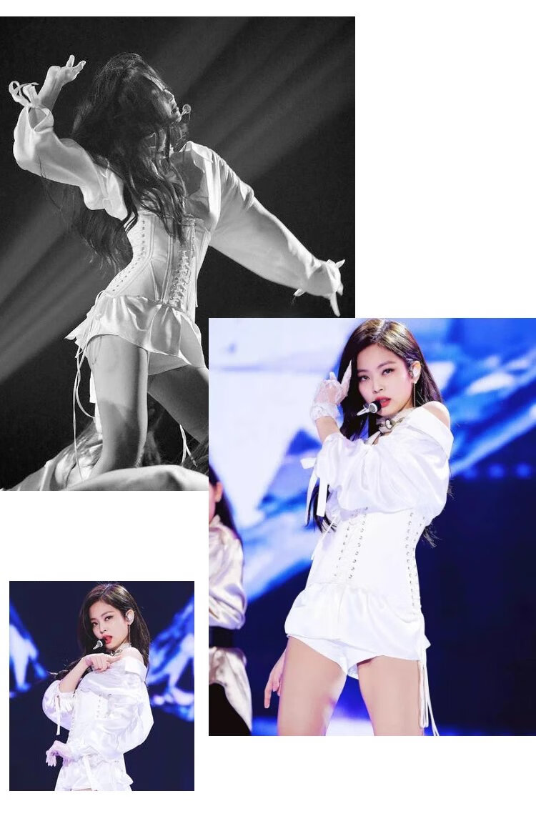 blackpink打歌服金智妮jennie同款女团表演出服装爵士舞台装打歌服