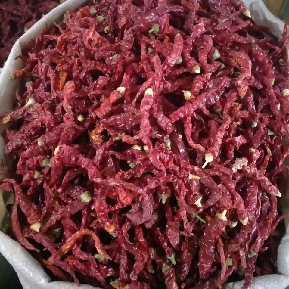 春光岛新疆线椒500g微辣特香大盘鸡辣子鸡米粉椒辣椒手工剪把深红色