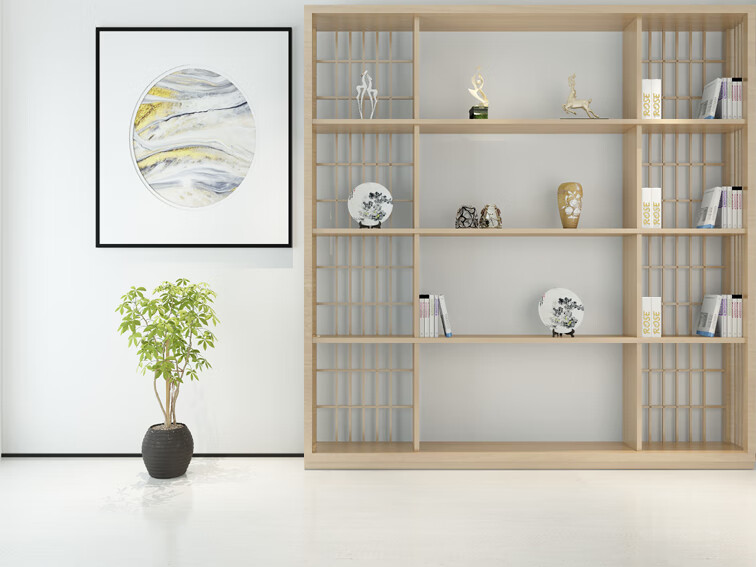 书架背景布直播背景布3d立体书架摆件室内网红主播复古大气书房直播