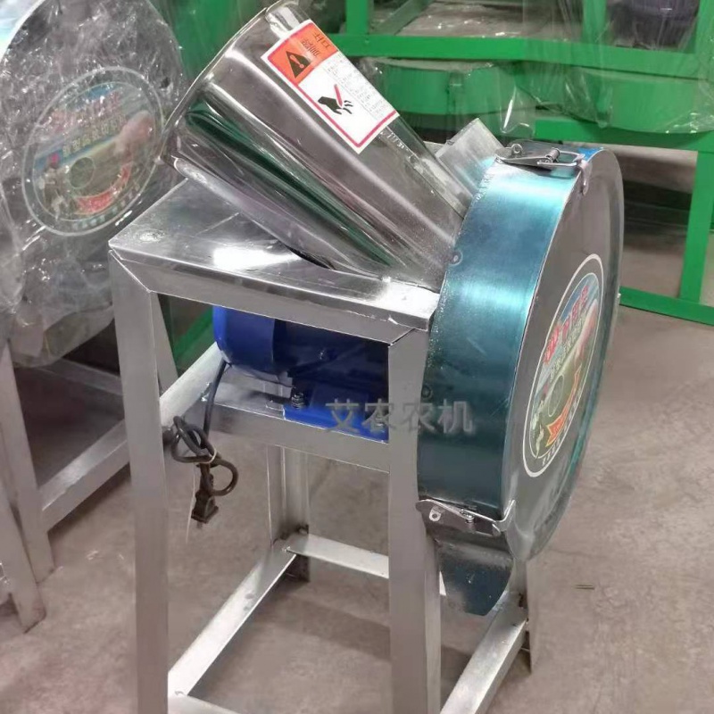 切草机猪草机小型全自动不锈钢铡草机电动220v锰钢十字双刀碎草机38