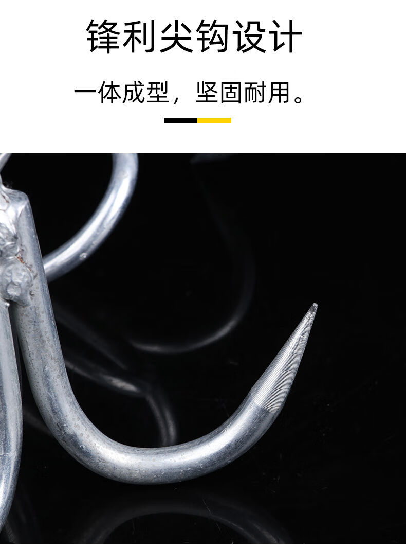 杀猪钩子挂肉钩子屠夫猪肉勾子羊牛肉挂钩不锈钢商用肉勾杀猪手钩铁钩