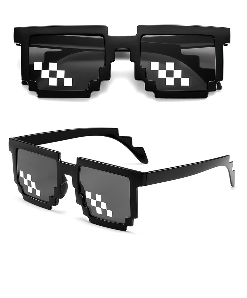 像素打码搞怪伴郎接亲二次元抖音网红恶搞沙雕耍酷道具抖音同款马赛克