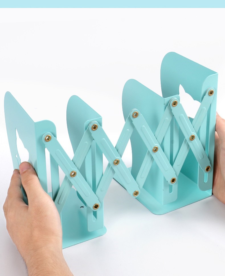 可伸缩书立架大号创意学生用书架书夹桌上书本书籍收纳架in风桌面立书