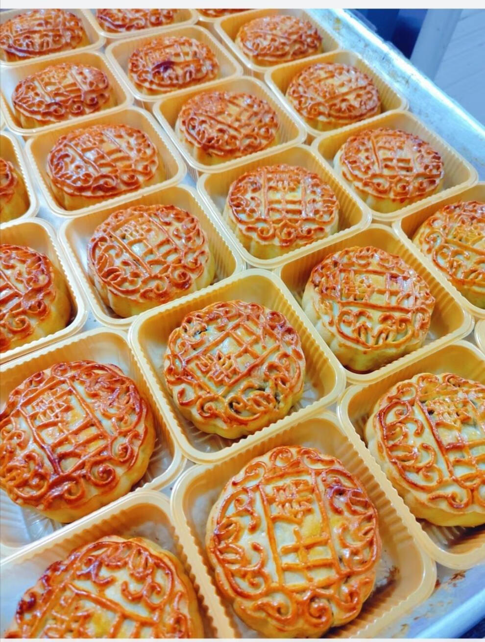 新鲜生产广西特产老式老款传统什锦中秋月饼 2斤(8个)【图片 价格