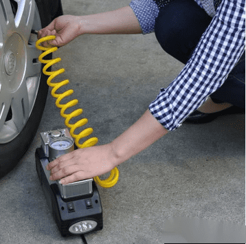 优捷咖汽车充气泵软管 车载充气泵气管汽车打气泵伸缩延长管轮胎加气