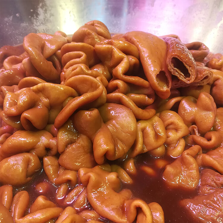 尝福记老牌五香大肠500g去油肥肠卤味熟食真空包装肉食无油猪大肠 猪