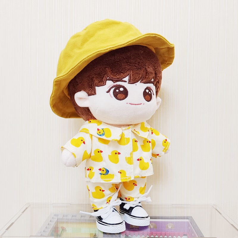 tfboys易烊千玺娃娃公仔宝宝20cm毛绒玩具玩偶现货出生证礼物 千玺