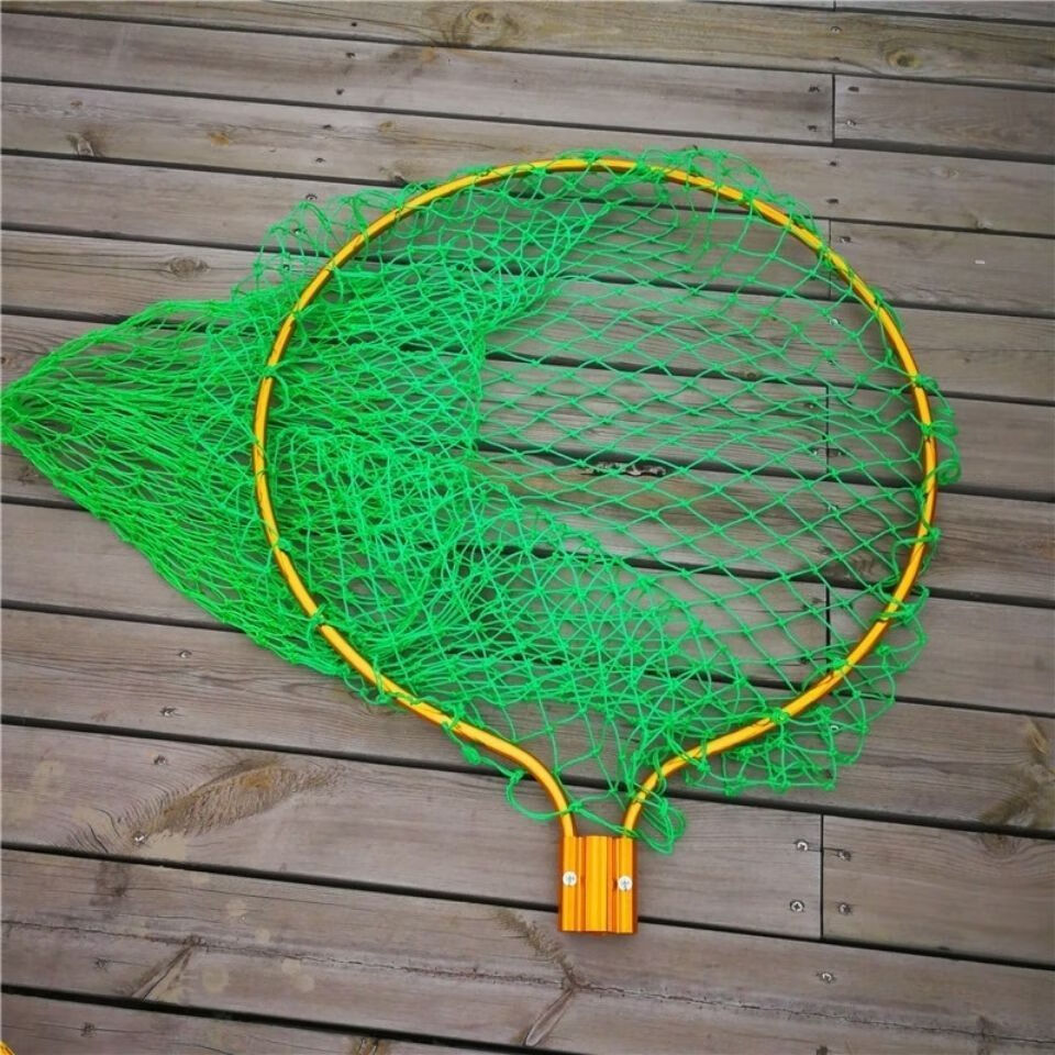 巨物抄网 鲟鱼青鱼大物抄网 铝合金特大网兜巨物渔具垂钓用品 圆形形