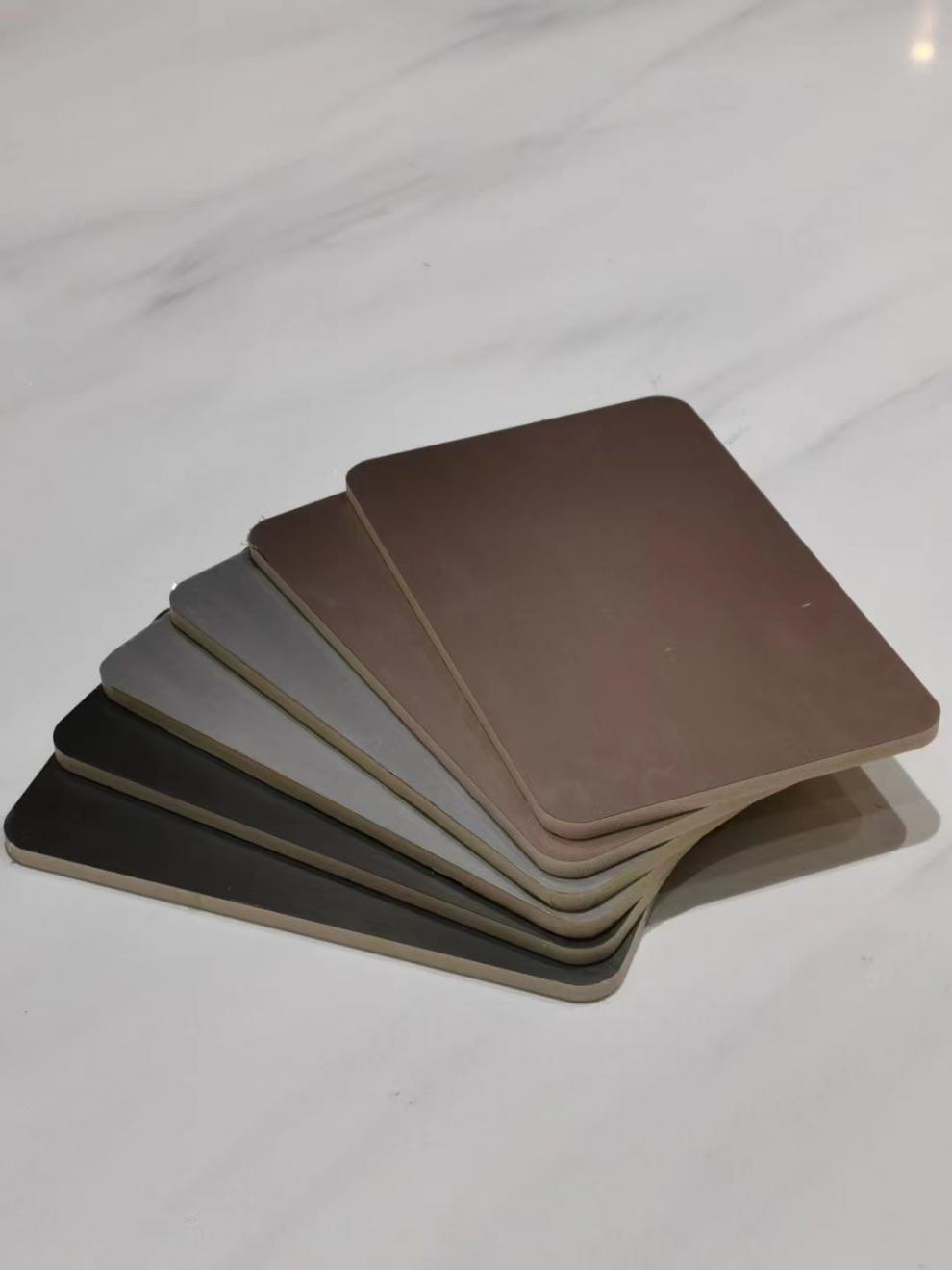 竹炭木镜面板 竹炭木金属板护装饰墙板木饰面板竹炭纤维免漆板竹木