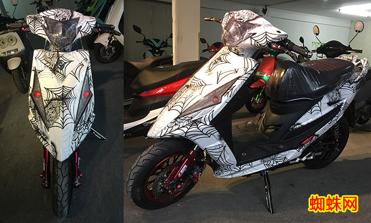 鬼火电摩战速电动车改装96v120v144v男女双人踏板车三代电瓶车豪华g