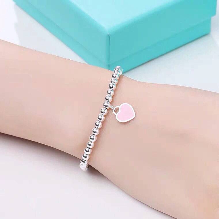 提督你蒂芙尼钢丝球手镯项链tiffinay帝都尼tifuniy手链tiffany 粗款