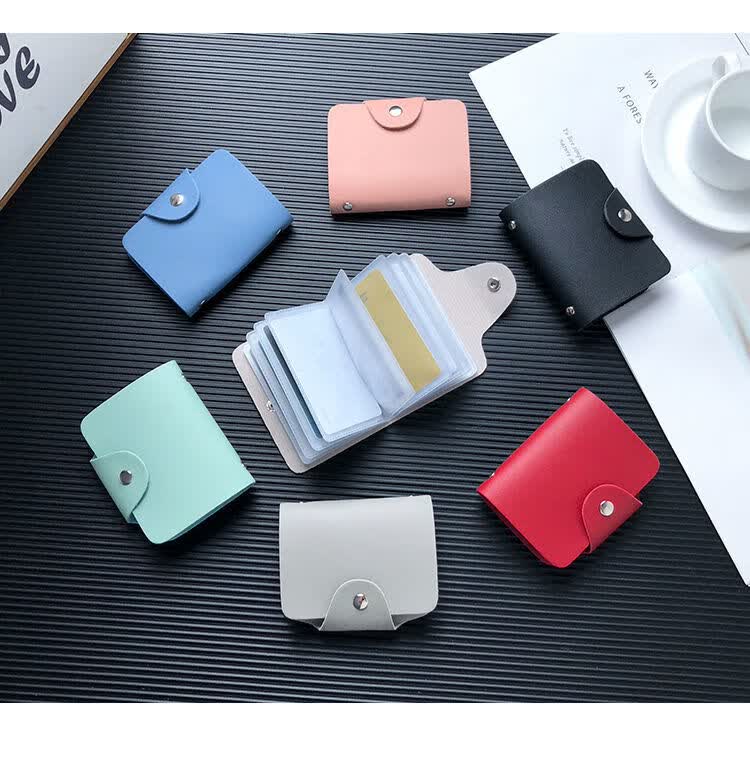 新年装装卡包女可爱男女银行卡套多卡位大容量证件包信用证件收纳包哈