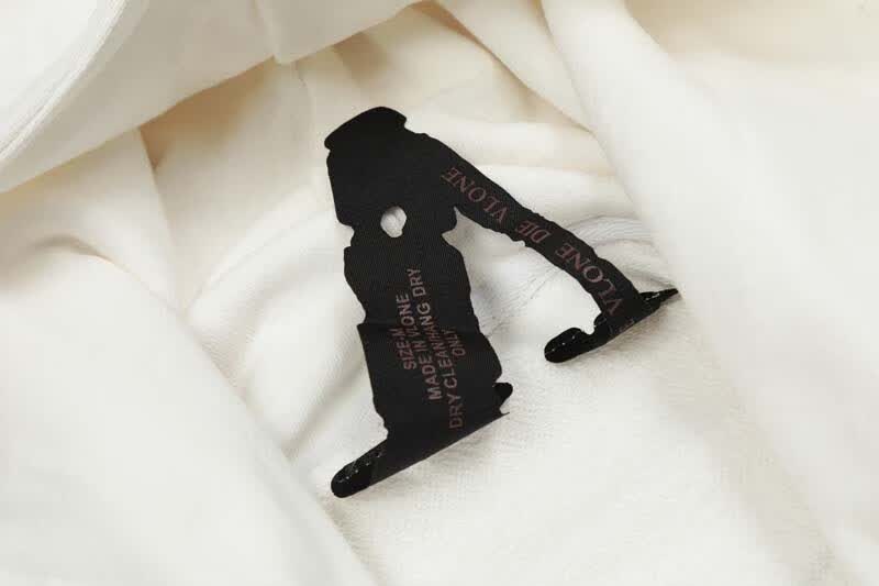 smoke x vlone the woo玫瑰花字母大v印花男宽松休闲连帽卫衣 白色 s