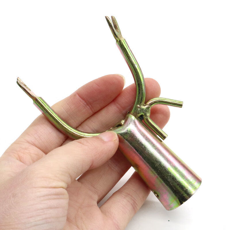 金属衣叉头撑衣杆晾衣杆挑衣杆接头配件阳台挂晒衣服工具叉头晒衣 不