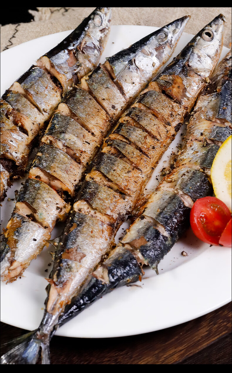 秋刀鱼新鲜冷冻深海鱼鲜活日式烧烤海鲜水产商用批发16条