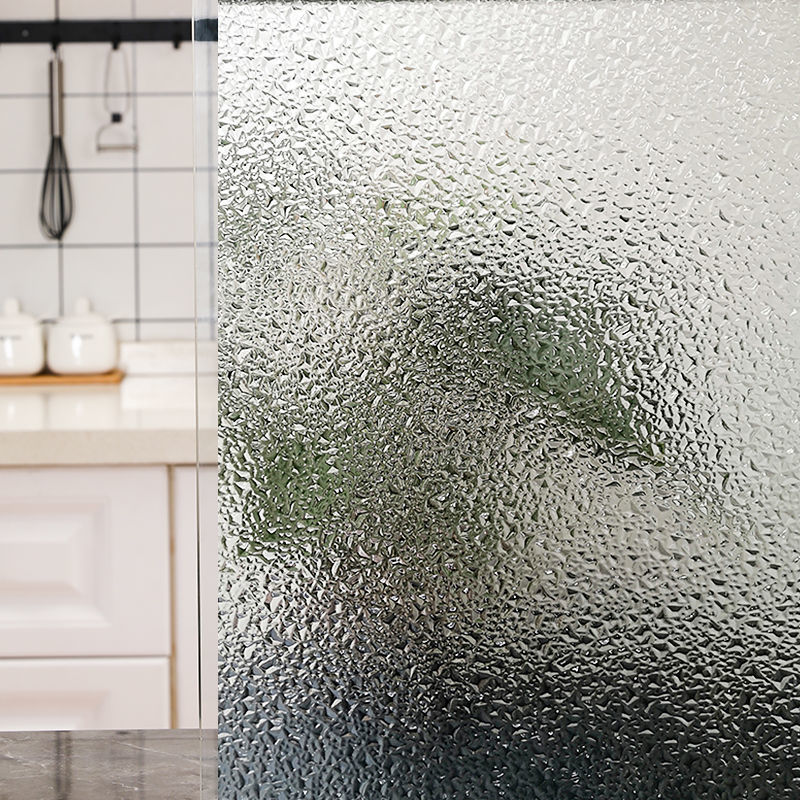 海棠压花玻璃贴纸中式老式窗户贴膜复古卫生间玻璃门防走光防海棠花90