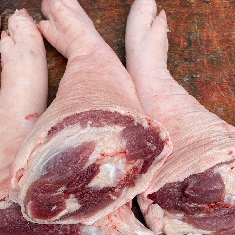 魃鲜农家土猪肉现杀新鲜整只猪腿大腿带猪踢腿肉前腿一只