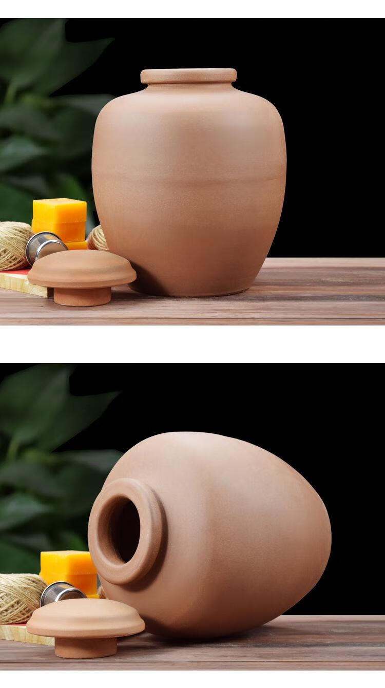 创意仿古酒坛子土陶四川土陶无铅无釉酒坛子陶瓷白酒瓶酿酒窖藏酒坛