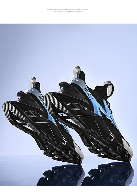 支持国货李宁刀锋战士鞋男夏季透气防臭薄款飞织网面跑步潮鞋贵人鸟