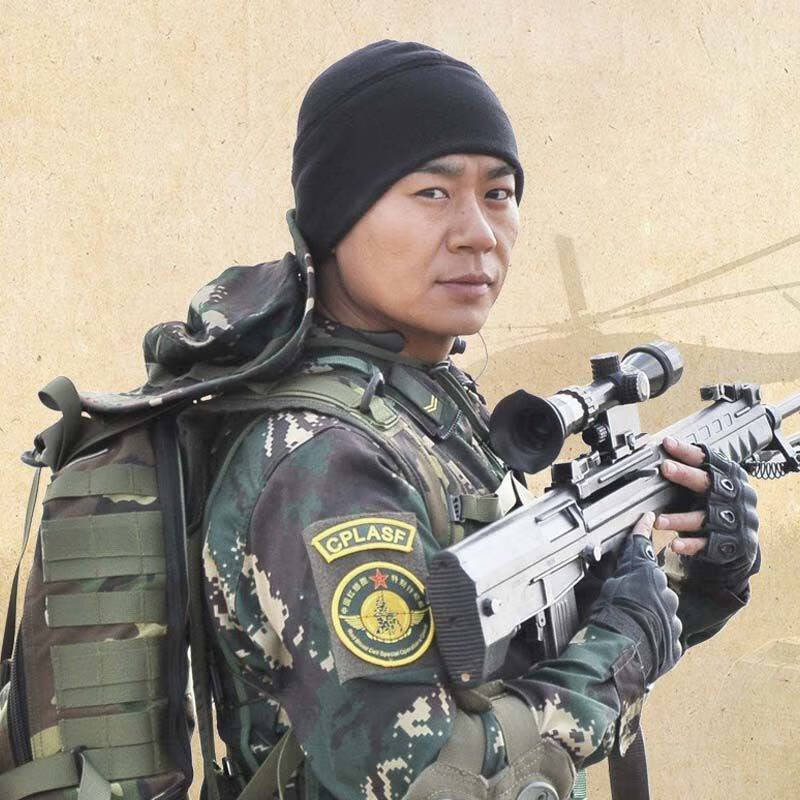 冬季体能帽户外抗寒抓绒帽大号冬季男训练运动加厚保暖防风寒骑车帽