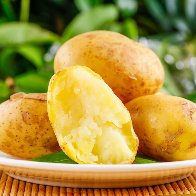 年货精选2021年云南黄皮黄心新鲜马铃薯洋芋老土豆农家蔬菜批发特大果