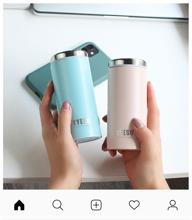 直发便携小巧迷你保温杯女士时尚简约文艺不锈钢水杯男学生小容量杯子