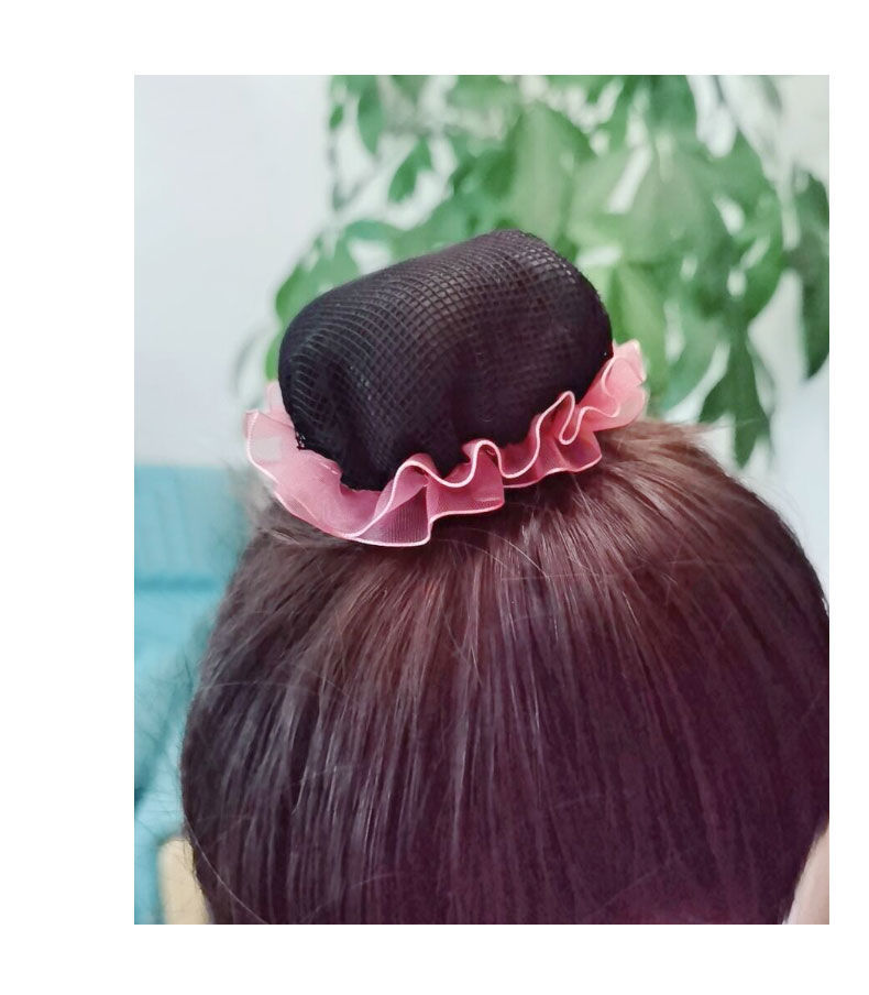 花间意发网舞蹈生盘发神器职业发套彩色网兜考级头花发圈儿童丸子头