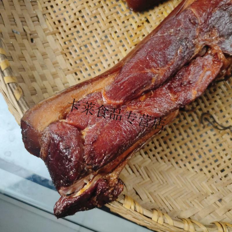 瘦臘前腿肉手工自制老臘肉醃製鹹肉500g 粗排骨500g【圖片 價格 品牌