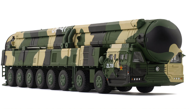 东风41号导弹车合金模型导弹发射车41洲际弹道坦克炮车军事汽车男孩