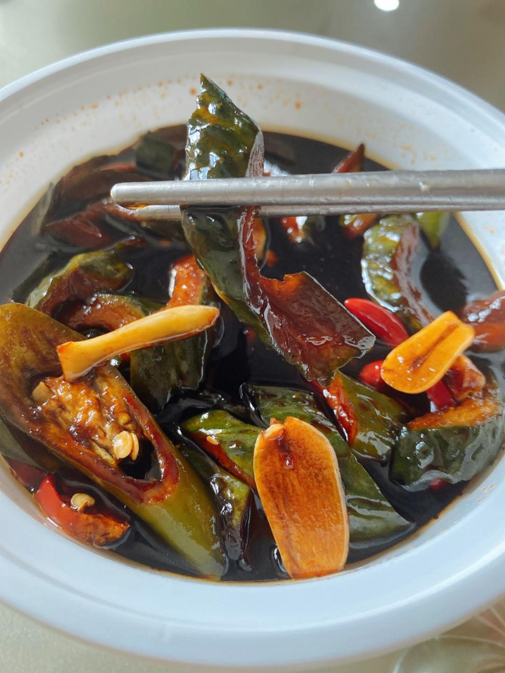 7折北京牛街满恒记火锅店香甜黄瓜条脆爽咸腌菜榨菜香脆黄瓜条1盒400