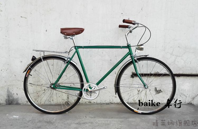 永久mettler梅勒复古自行车男女士款轻便通勤自行车英伦城市车文邮政