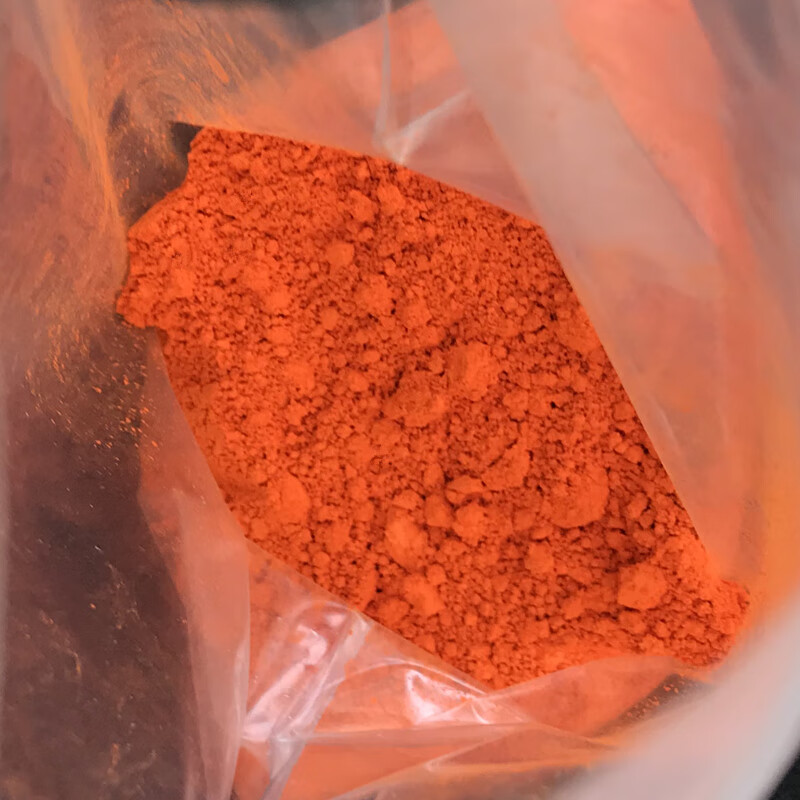 红丹粉工业机床刮研用研磨用机械磨具用钳工防锈颜料橙红色粉末红丹25
