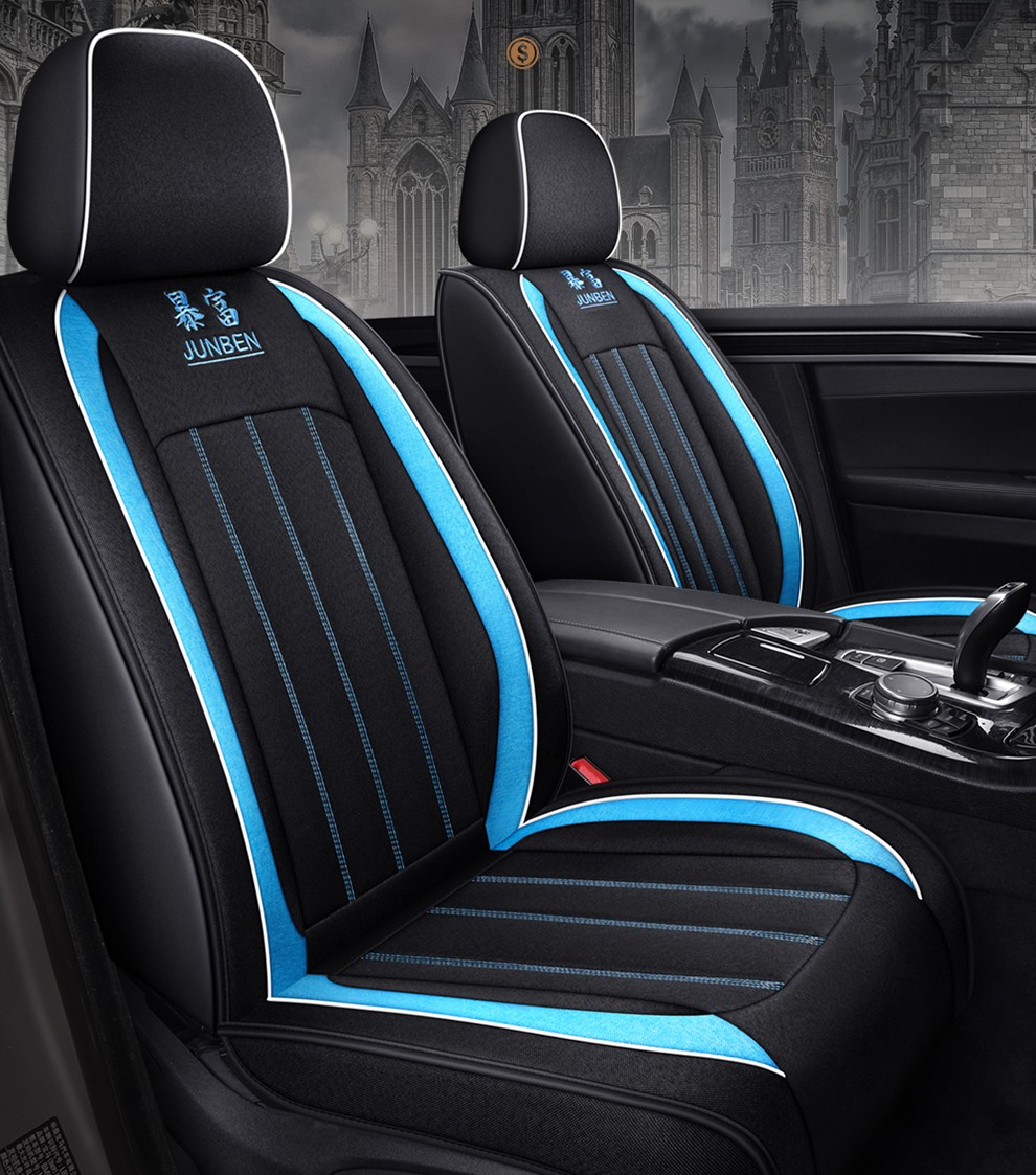 2017款大众新捷达坐垫2021四季2013全包17年13专用汽车座套亚麻女欧拉