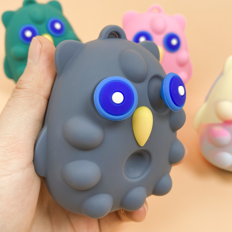 迪士尼商城同款鼠先锋捏捏球猫头鹰解压捏捏乐玩具pop it按按球泡泡