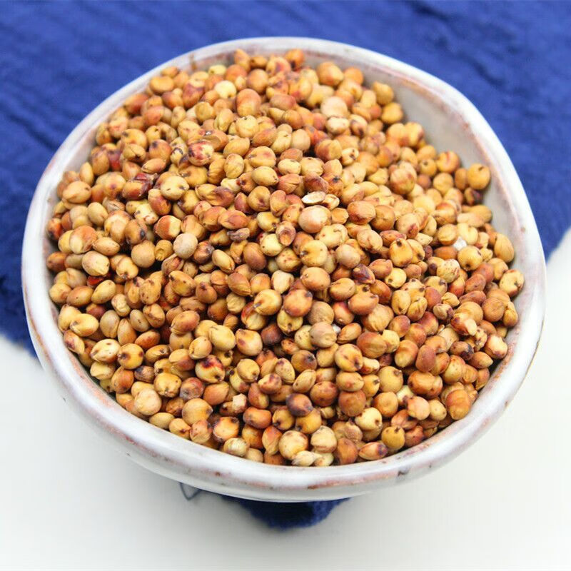 带壳高粱米5斤农家白高粱酿酒高粱米五谷杂粮粗粮大米粮油1斤 带壳