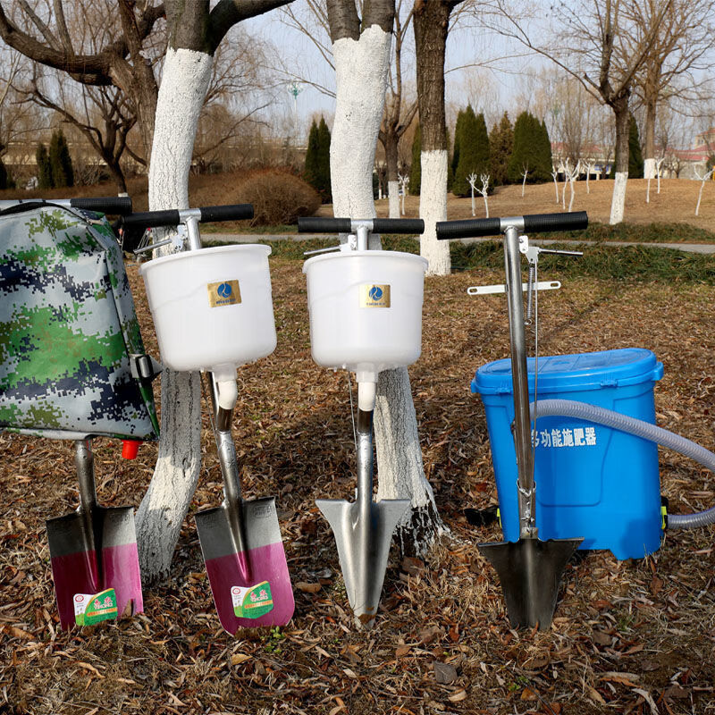 果树施肥追肥神器农用工具硬地根部施肥器多功能手动施肥机上肥器