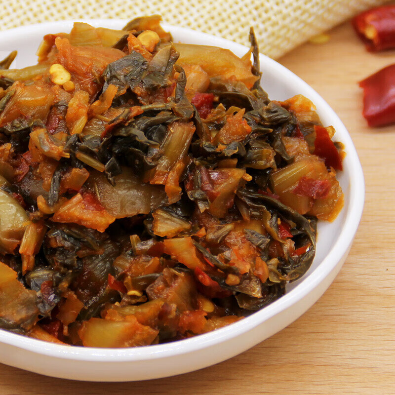 云南特产大理建林弥渡酸腌菜350gx10袋米线面条酸菜鱼调料下饭菜