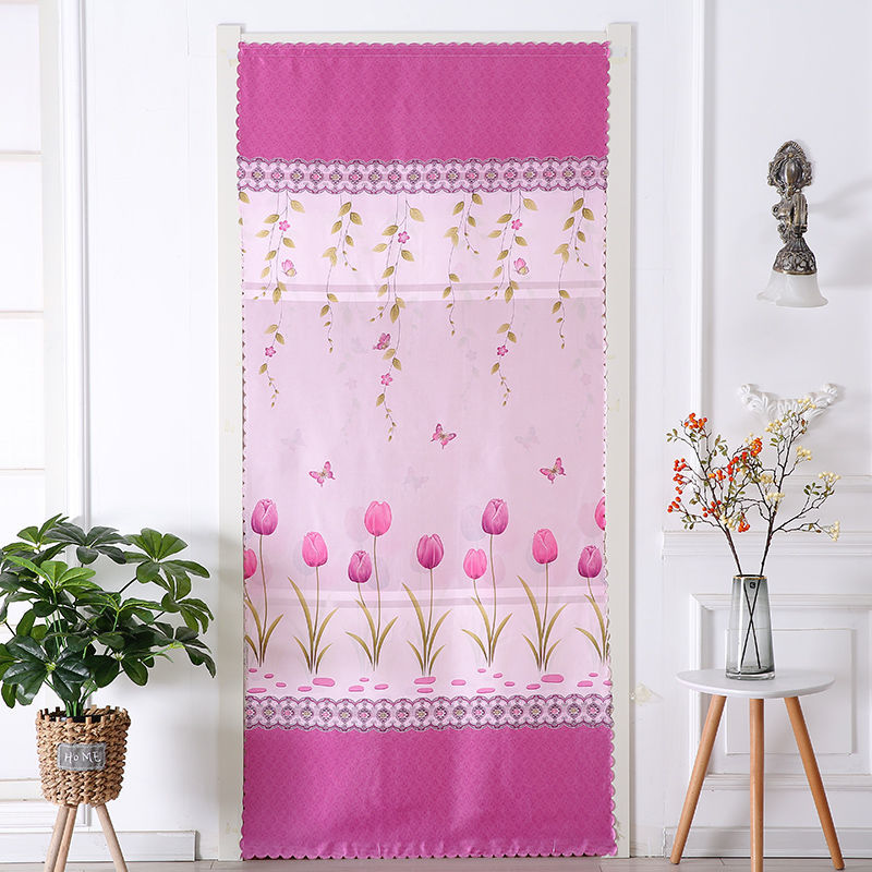 精美帘艺隔断家用布艺门帘魔术贴四季遮光长帘卧室客厅隔断帘双面装饰