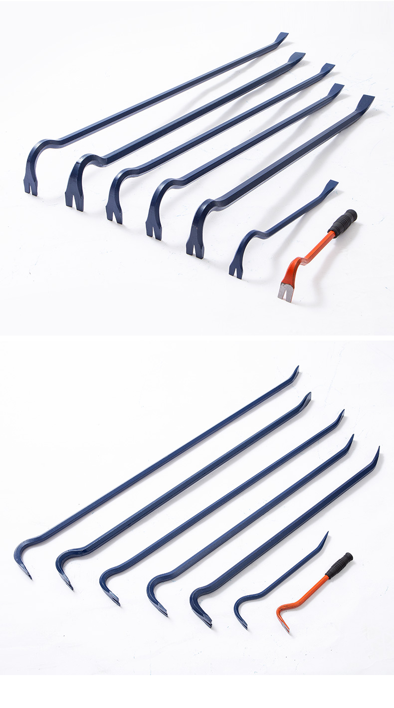 六角加粗重型撬杆多功能消防撬棒特种钢撬杠工具高硬度撬棍六菱起钉器