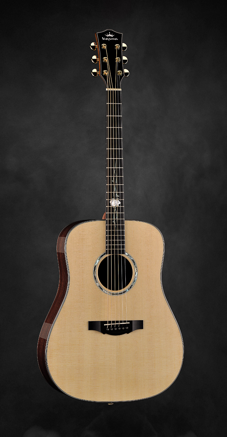 卡马g1面单吉他kepma指弹弹唱41寸单板圆角民谣电箱木吉它初学者入门